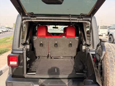 2018 Jeep Wrangler Sports S 4x4 Edition Unlimited Sport 3.6L V6 Black Red SUV