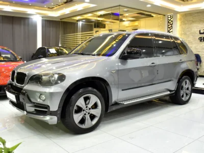 2008 BMW X5 4.8i 8 Cylinder Petrol Engine Grey Brown SUV GCC Specs