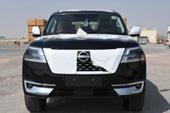 2024 Nissan Patrol 3.8 Litres V6 Cylinder Petrol Engine Black Orange SUV