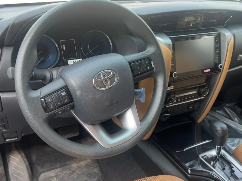 2026 Toyota Fortuner 2.7 Litre 4 Cylinder Petrol Engine White Tan SUV 4WD