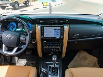 2026 Toyota Fortuner 4.0L V6 Engine AT Petrol Full Option Silver Tan SUV GCC