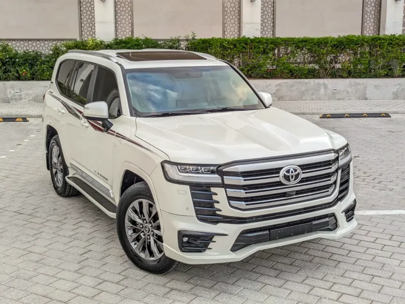 2022 TOYOTA LAND CRUISER DIESEL 6 Cylinders TWIN TURBO GXR White Beige SUV