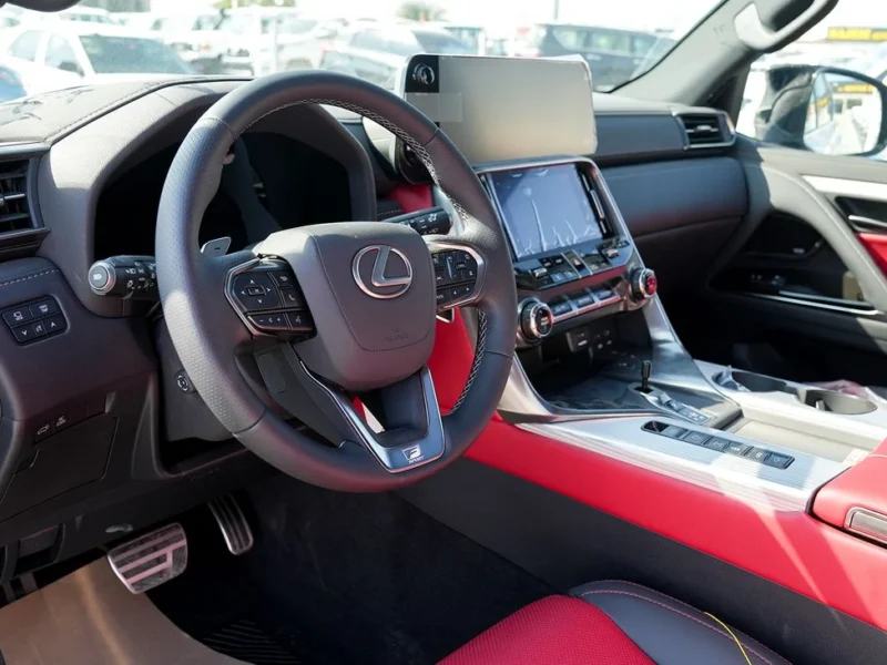 2025 Lexus LX 700h 3.5-liter V6 Twin Turbo Hybrid White Red SUV GCC Specs