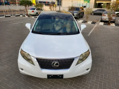 2009 Lexus RX-Series RX350 V6 Engine 3.5 Litres White Beige SUV Full Option GCC