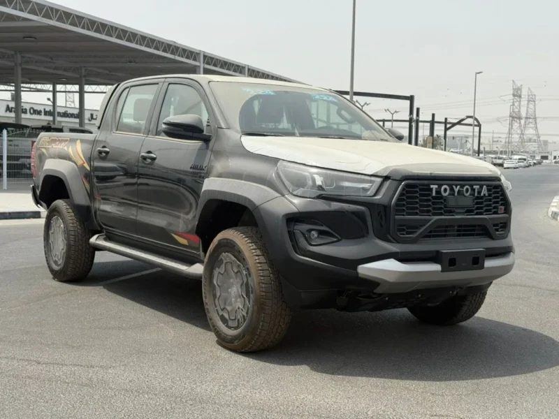 2026 Toyota Hilux GR Sport 4.0 Litres 6 Cylinders Petrol Engine Black Pick Up Truck