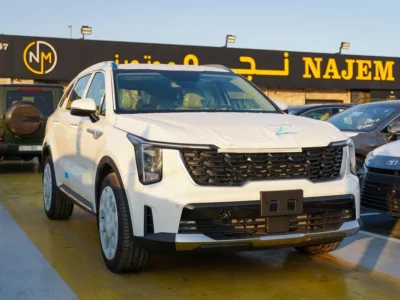 2026 Kia Sorento 3.5-liter 6 Cylinder Petrol Engine White Beige SUV GCC Specs