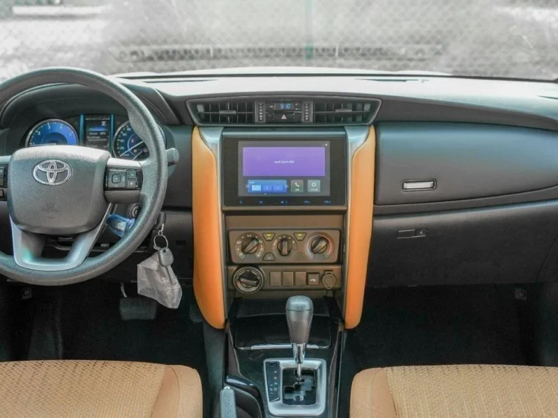 2026 Toyota Fortuner GX 2.4L 4-cylinder Turbocharged Diesel White Tan SUV GCC