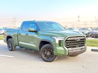 2022 TOYOTA TUNDRA SR5 4x4 3.5 Litre Turbo V6 Engine Green Black Pick UP