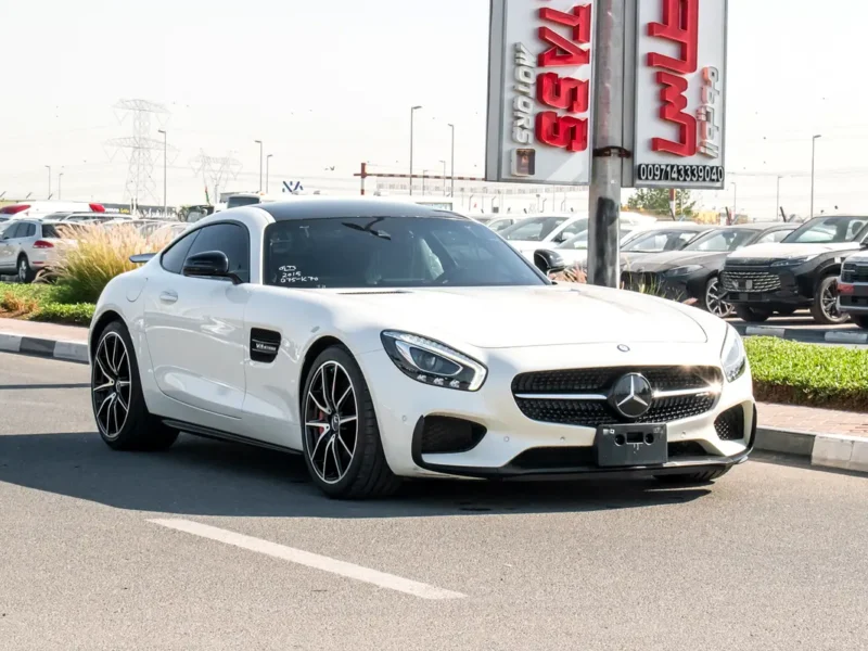 2017 Mercedes-Benz AMG GT 8 Cylinder Petrol Engine White Black Coupe