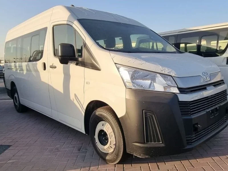 2025 TOYOTA HIACE HIGHROOF 2.8L DIESEL MT 4 Cylinders White Grey Van