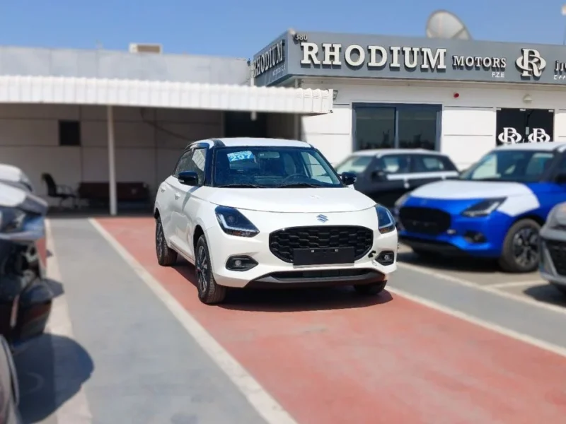 2025 Suzuki SWIFT GLX 1. 2 Litres 4 Cylinders Petrol Engine White Black Hatchback