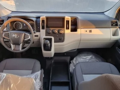 2025 TOYOTA HIACE HIGHROOF 2.8L DIESEL MT 4 Cylinders White Grey Van