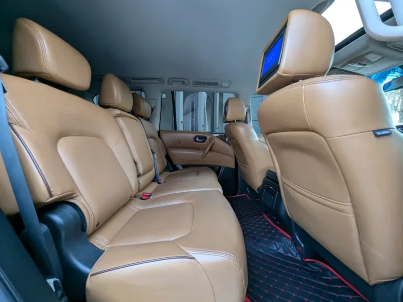 2017 NISSAN PATROL FACELIFTED 2024 SE PLATINUM V6 4.0L Grey Brown SUV GCC