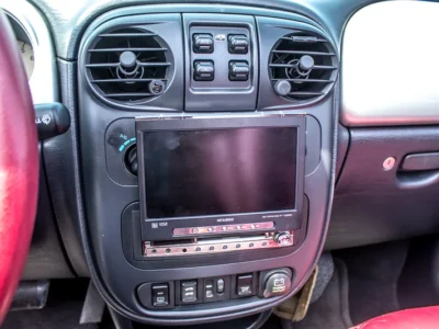 2005 Chrysler PT Cruiser Limited 4 Cylinder Petrol Engine Silver Red Coupe