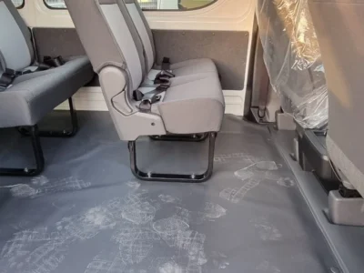 2025 TOYOTA HIACE HIGHROOF 2.8L DIESEL MT 4 Cylinders White Grey Van