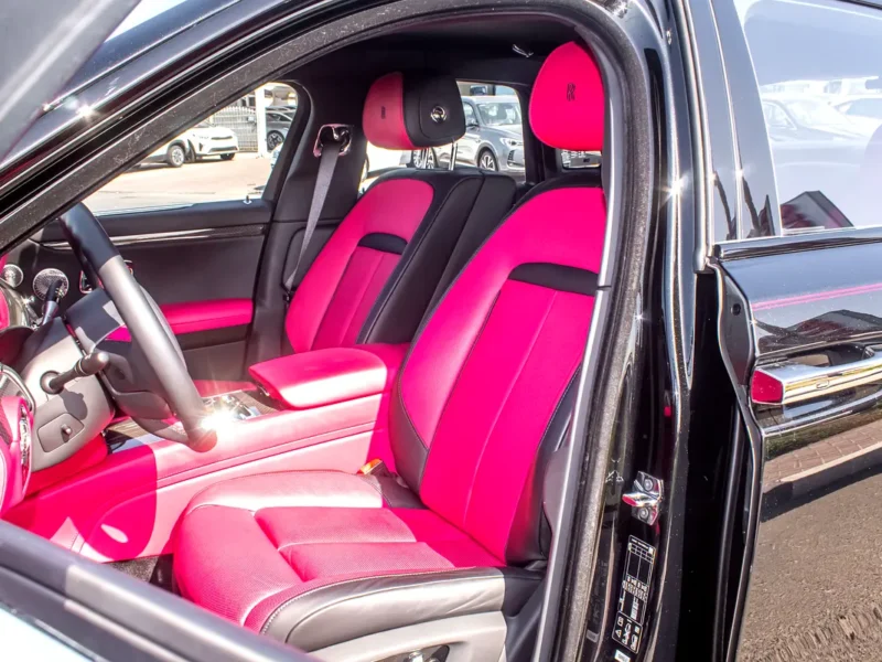 2023 Rolls-Royce Ghost Black Badge 12 Cylinder Petrol Engine Black Pink Sedan