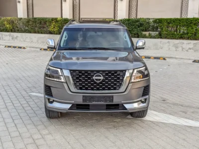 2017 NISSAN PATROL FACELIFTED 2024 SE PLATINUM V6 4.0L Grey Brown SUV GCC