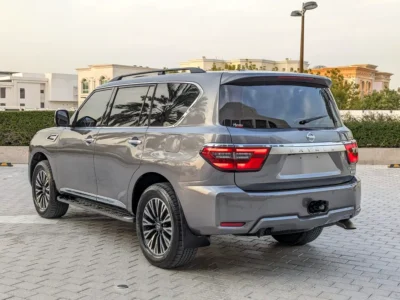 2017 NISSAN PATROL FACELIFTED 2024 SE PLATINUM V6 4.0L Grey Brown SUV GCC