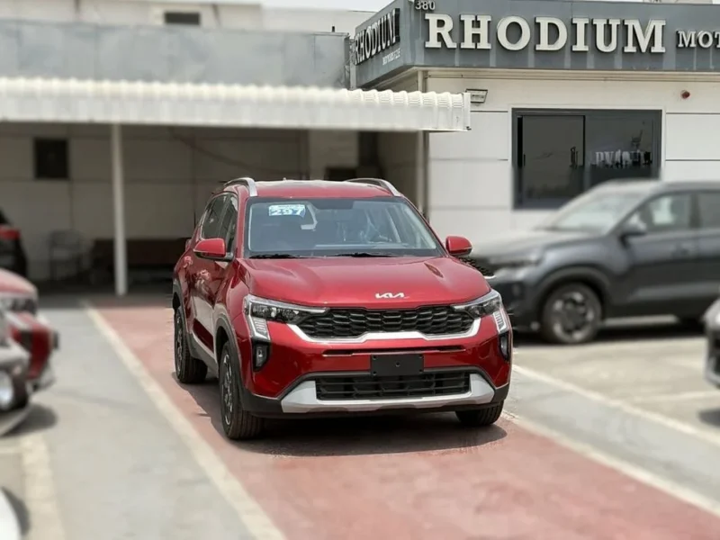2025 Kia Sonet Kia Sonet 1.5L 4 Cylinder Petrol Engine Red Grey SUV FWD GCC