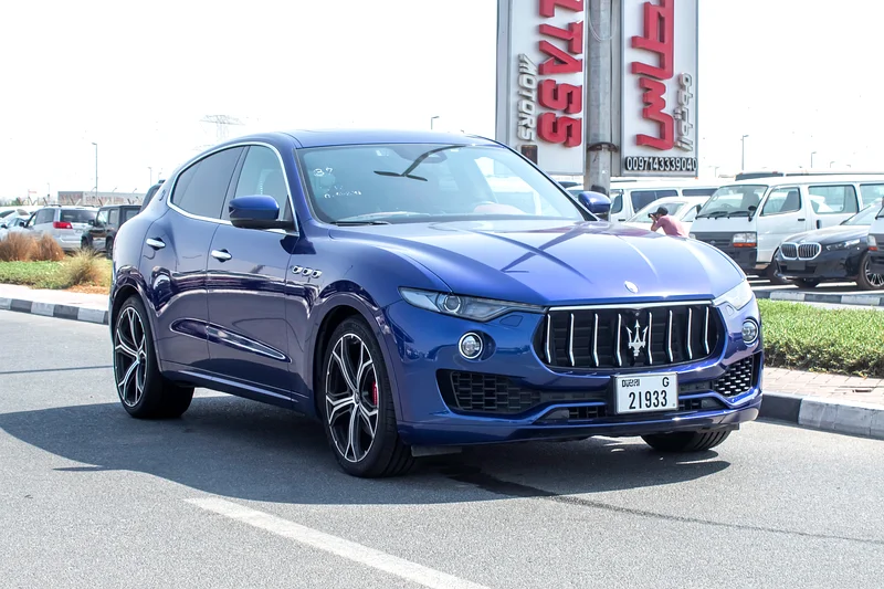 2017 Maserati Levante GranSport 6 Cylinders Petrol Engine Blue Red SUV
