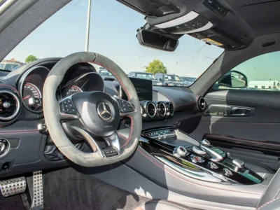 2017 Mercedes-Benz AMG GT 8 Cylinder Petrol Engine White Black Coupe