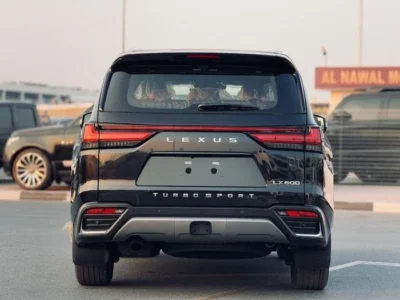 2025 LEXUS LX 600 3.5L V6 TURBOSPORT Engine Black SUV GCC Specs 4WD