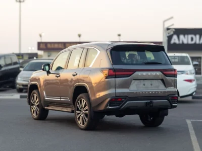 2025 LEXUS LX 600 3.5L V6 TURBOSPORT Engine Silver Brown SUV GCC Specs 4WD