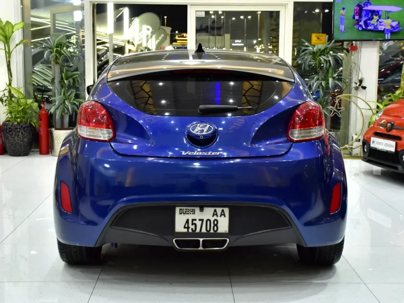 2017 Hyundai Veloster GL 4 Cylinder Petrol Engine Blue Black Hatchback