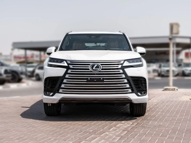 2026 Lexus LX700h Signature 3.5L Twin-Turbocharged V6 Hybrid White Tan SUV