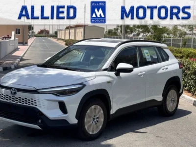 2025 TOYOTA COROLLA White Red CROSSOVER 1.8L HYBRID 4 Cylinders Engine