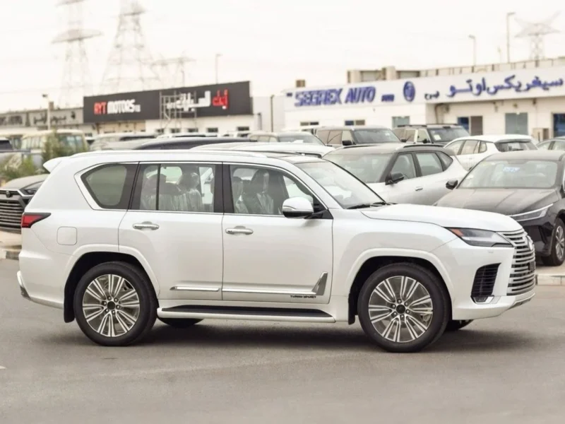 2025 LEXUS 700h 3.5L TWIN TURBO V6 TURBO SPORT Hybrid White Red SUV