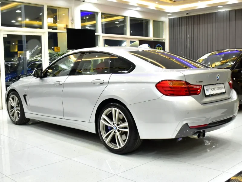 2016 BMW 4-Series 435i Gran Coupe 6 Cylinder Petrol Engine Silver Red Sedan