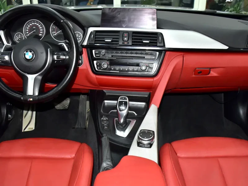 2016 BMW 4-Series 435i Gran Coupe 6 Cylinder Petrol Engine Silver Red Sedan