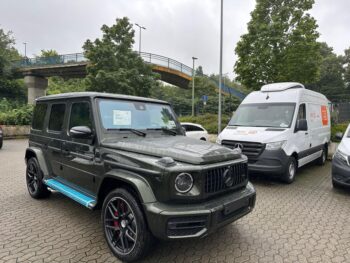 2024 Mercedes-Benz G 63 AMG 4.0L twin-turbocharged V8 Black Tan SUV