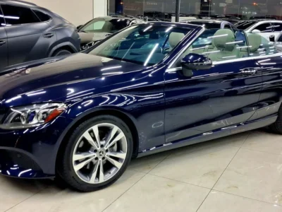 2022 Mercedes-Benz C 300 2.0 L 4 Cylinders Engine Blue Beige Convertible