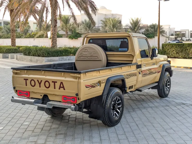 2014 Toyota Land Cruiser 79 series LX V6 8 Cylinders Engine Beige Brown Truck