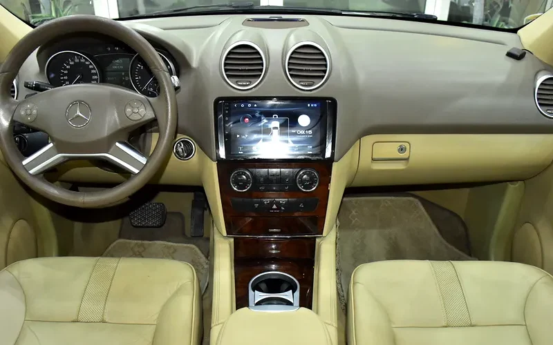 2009 Mercedes-Benz M-Class ML 350 6 Cylinder Engine Silver Beige Crossover