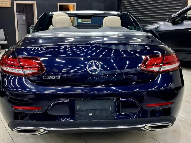 2022 Mercedes-Benz C 300 2.0 L 4 Cylinders Engine Blue Beige Convertible