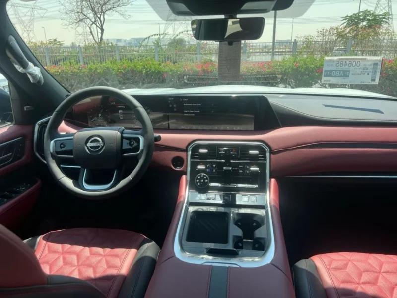 2026 Nissan Patrol LE Platinum City 3.5L Twin-Turbocharged V6 White Red SUV