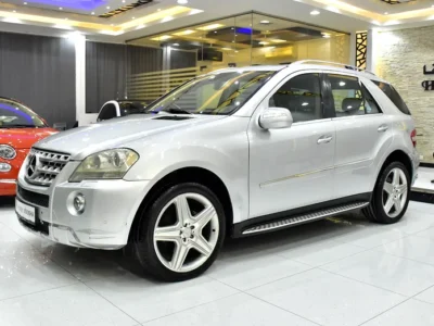 2009 Mercedes-Benz M-Class ML 350 6 Cylinder Engine Silver Beige Crossover