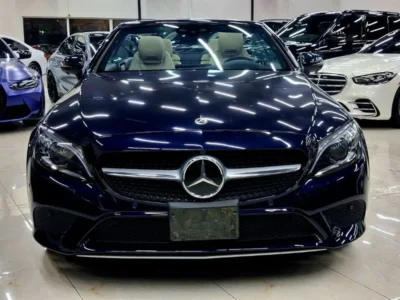 2022 Mercedes-Benz C 300 2.0 L 4 Cylinders Engine Blue Beige Convertible