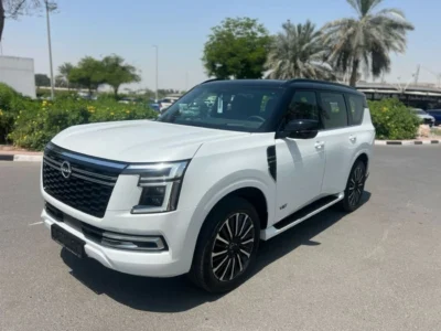 2026 Nissan Patrol LE Platinum City 3.5L Twin-Turbocharged V6 White Red SUV