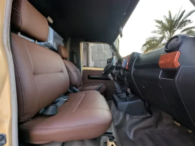 2014 Toyota Land Cruiser 79 series LX V6 8 Cylinders Engine Beige Brown Truck