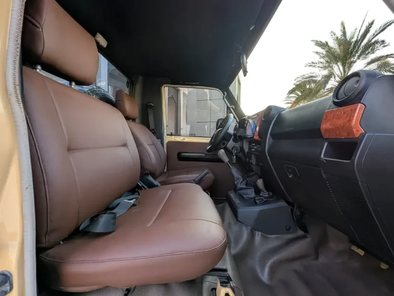 2014 Toyota Land Cruiser 79 series LX V6 8 Cylinders Engine Beige Brown Truck