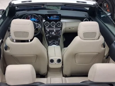 2022 Mercedes-Benz C 300 2.0 L 4 Cylinders Engine Blue Beige Convertible