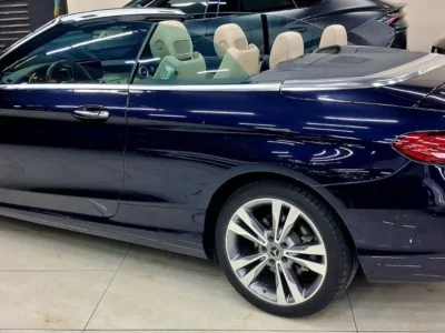 2022 Mercedes-Benz C 300 2.0 L 4 Cylinders Engine Blue Beige Convertible