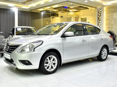 2016 Nissan Sunny SL 4 Cylinder Petrol Engine Silver Beige Sedan GCC Specs