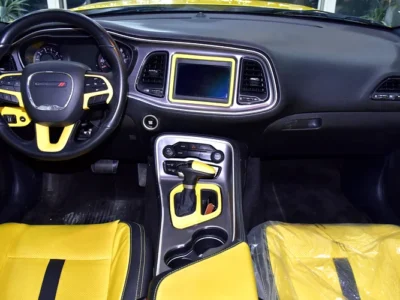 2019 Dodge Challenger SXT 6 Cylinder petrol Engine Yellow Coupe American Specs