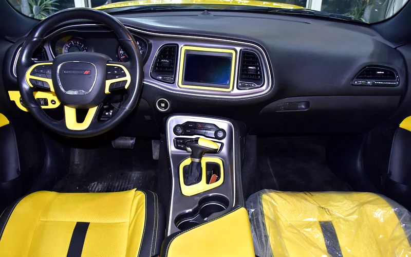 2019 Dodge Challenger SXT 6 Cylinder petrol Engine Yellow Coupe American Specs