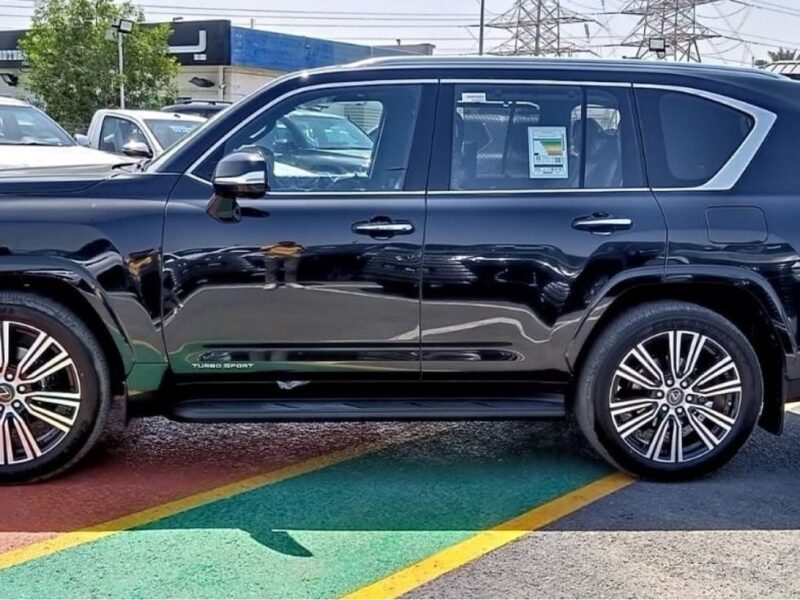 2022 LEXUS LX 600 TURBO SPORTS 6 Cylinder Petrol Engine Black Tan SUV